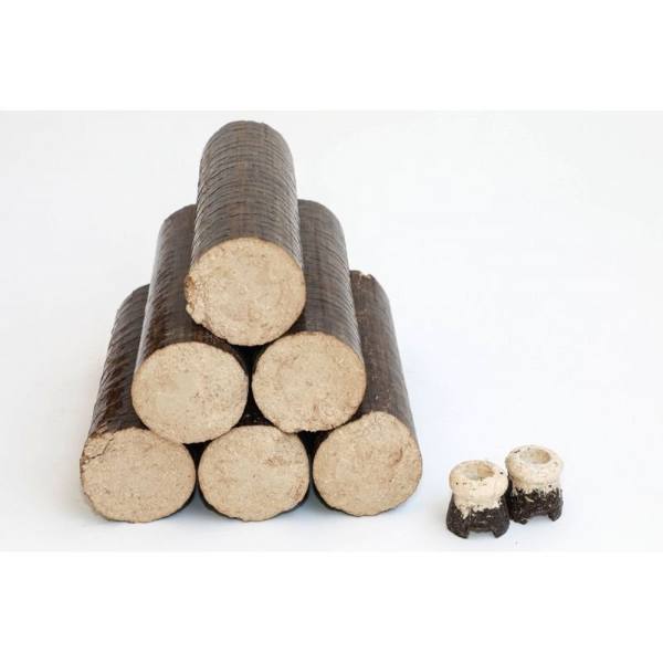 Bûches compressées Premium – 80 cartons de 6 – palette env. 960 kg