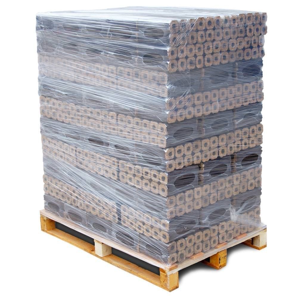 Briquettes cubiques 7 % d'humidité pour cheminée et poêle