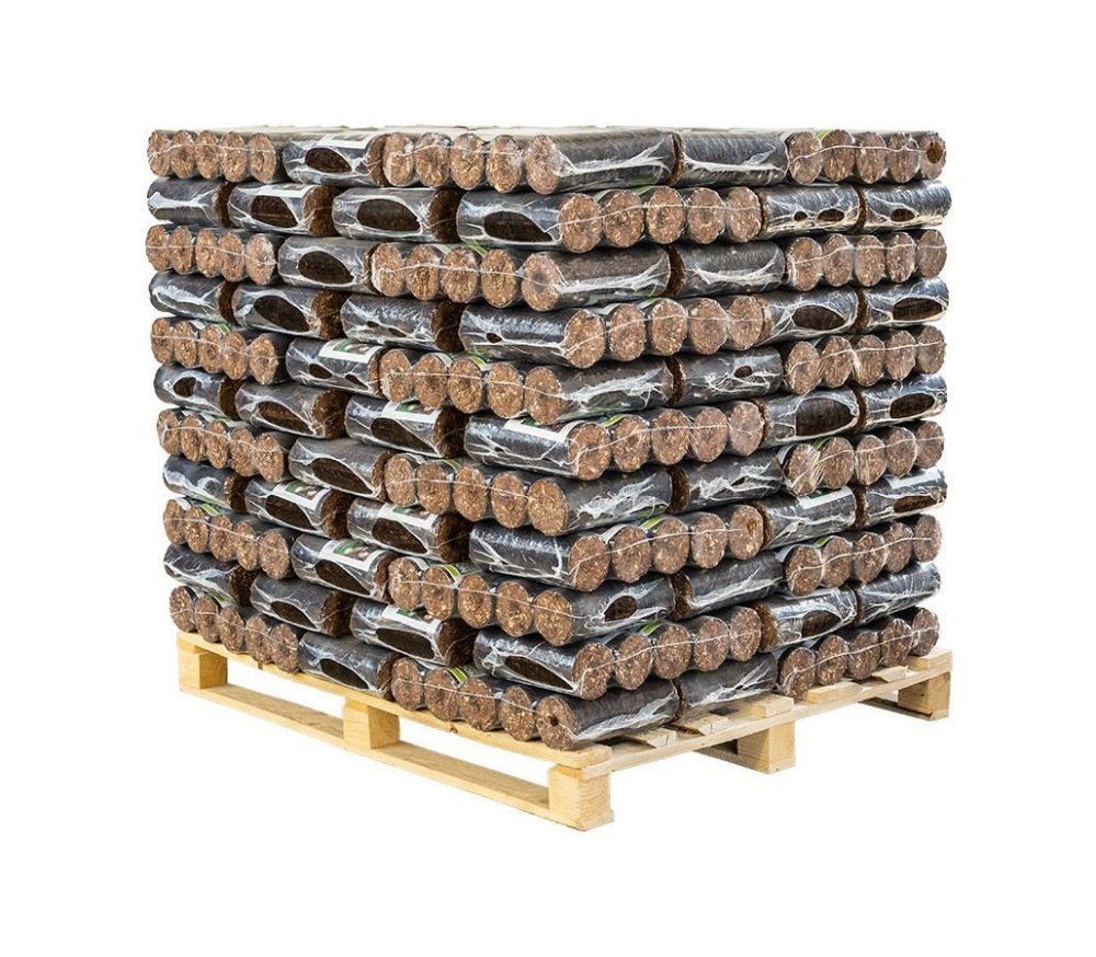 Briquettes Confort mix PEFC – 960 kg – 4,9 kWh – 80 cartons