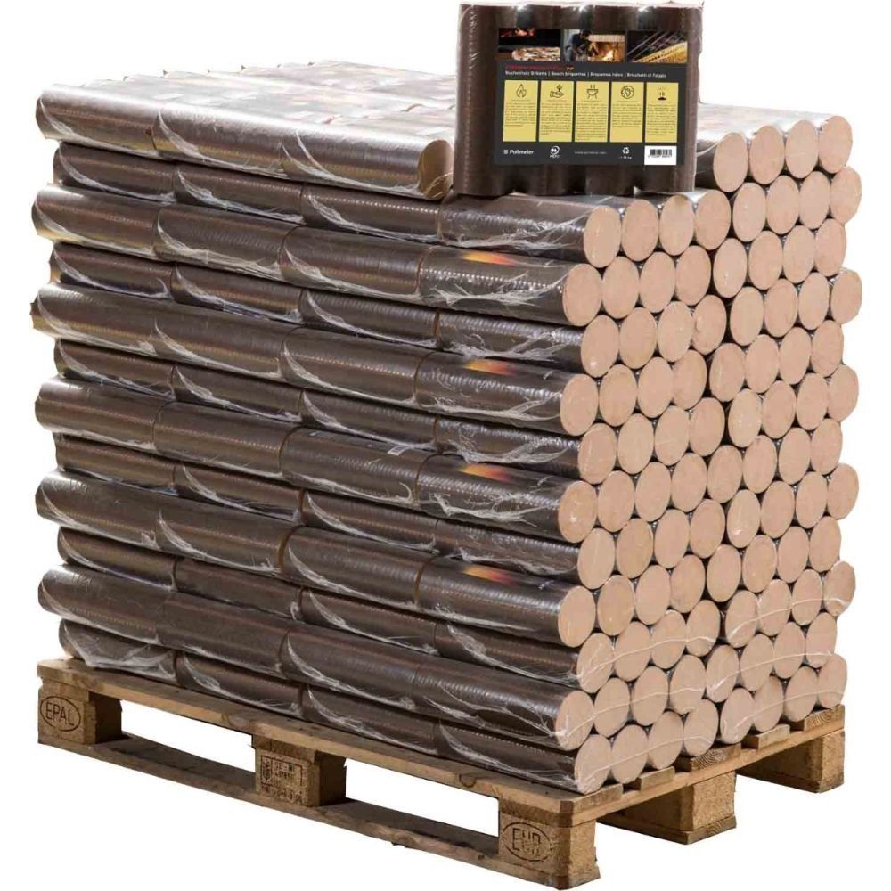 Briquettes Pini-Kay Premium – 960 kg – 96 lots – 5,2 kWh