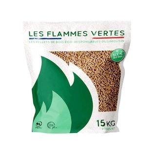 Granulés Flammes Vertes – 65 sacs (975 kg)