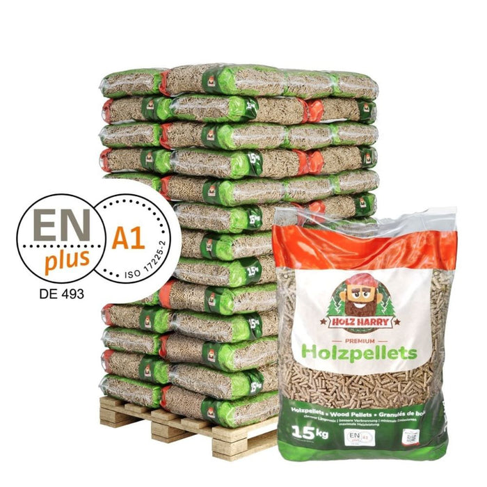 Granulés Holz Harry Premium ENplus A1 – 975 kg – sans additif