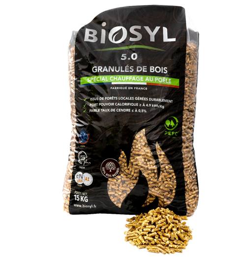 Granulés Biosyl – palette de 72 sacs de 15 kg