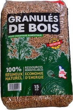 Granulés Premium ECO BOIS ENERGIE – 66 sacs (990 kg)
