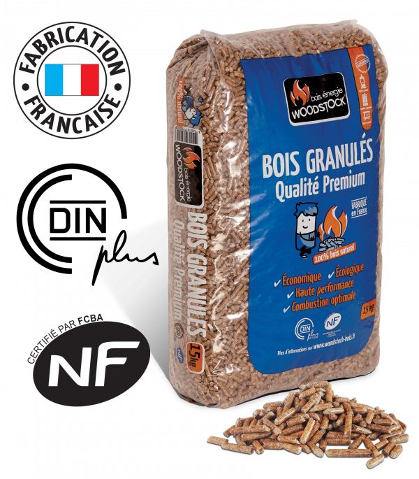 Granulés Woodstock – sac de 15 kg