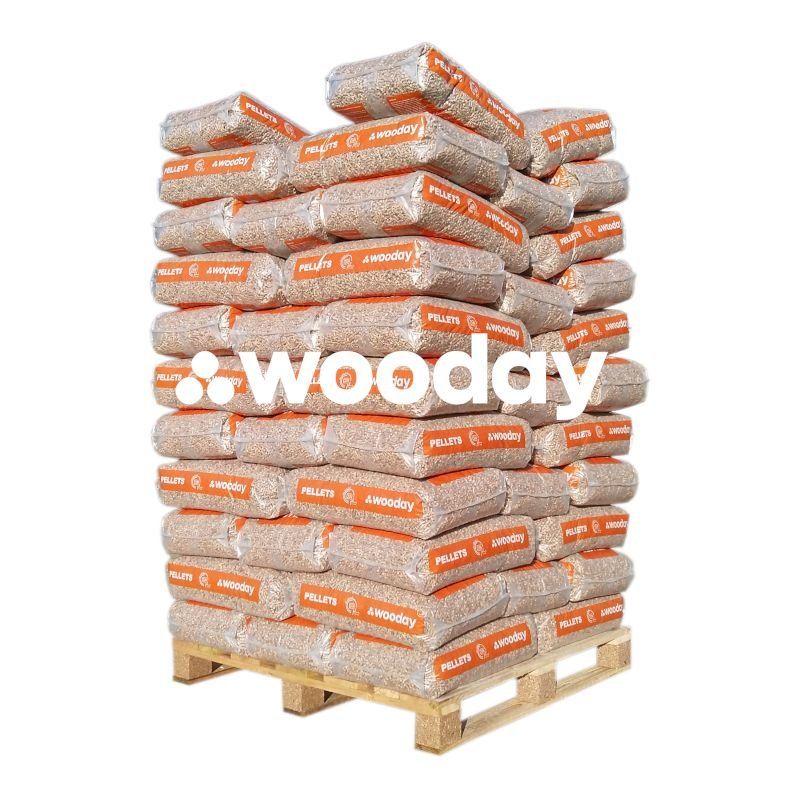 Granulés Wooday – palette de 65 sacs de 15 kg