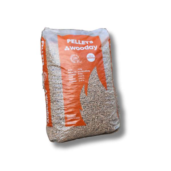 Granulés Wooday – palette de 65 sacs de 15 kg