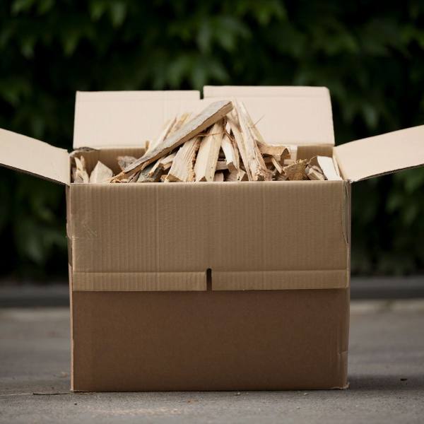 Bois d'allumage hêtre ou chêne rouge 30 cm en carton