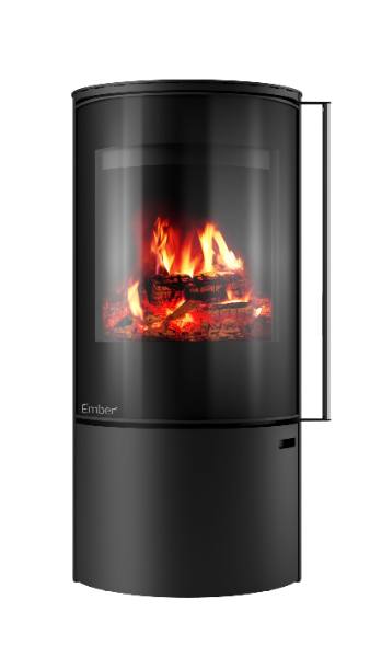 Poêle à bois Ember F-14 VG porte tout verre