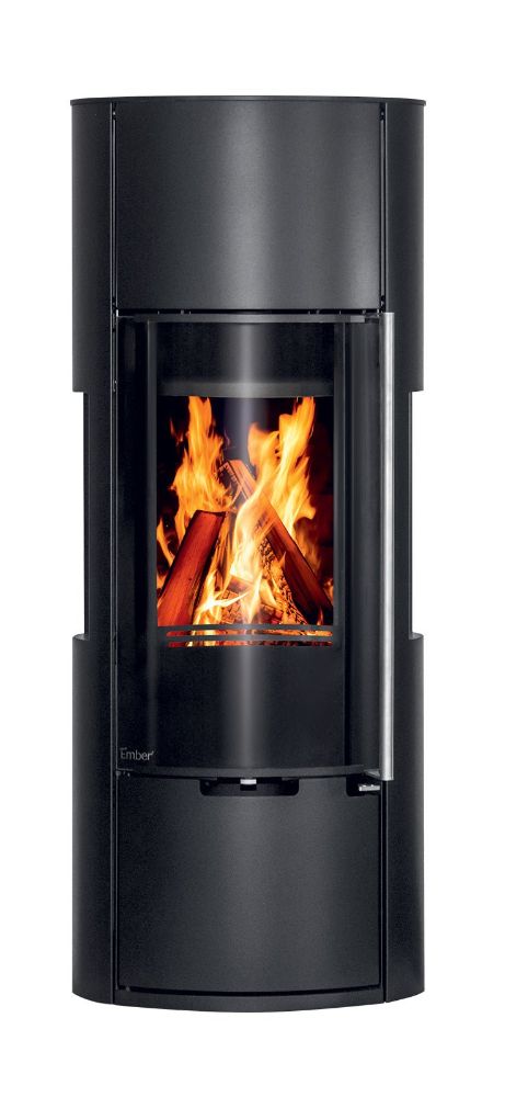 Poêle à bois Ember E-15 XL VG trois faces vitrées