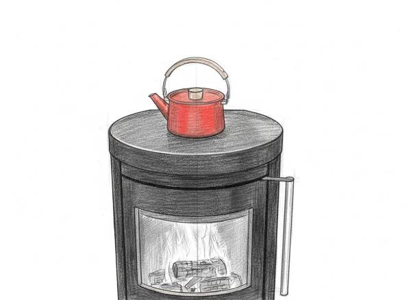 Poêle à bois Ember Cook – chauffer et cuisiner