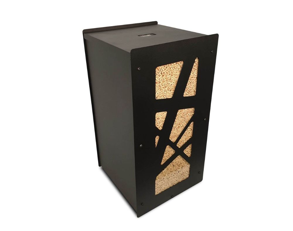 Coffre à granulés Granulebox Archi – noir – 55 kg