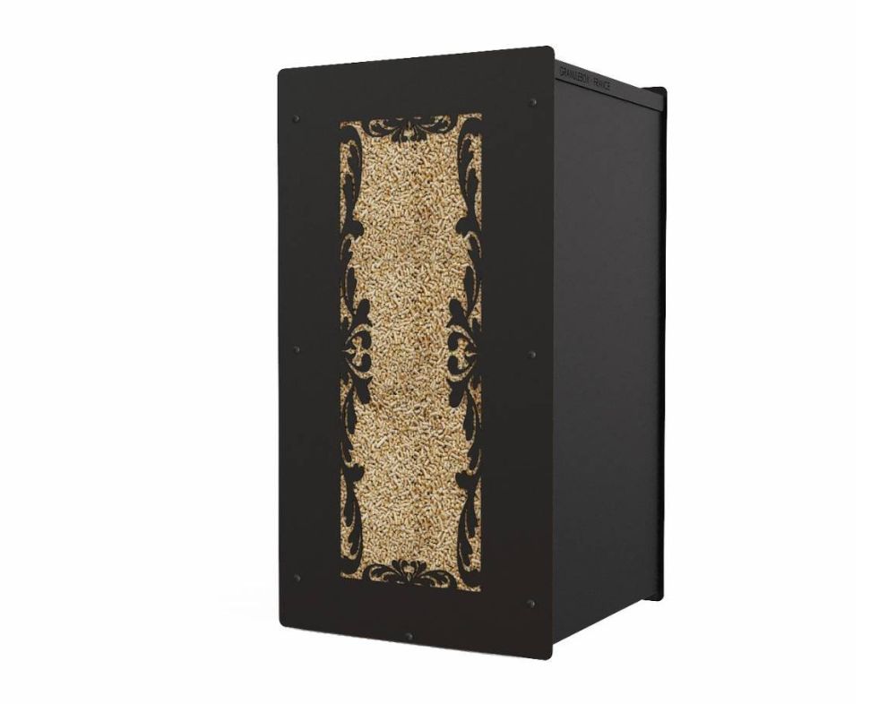 Coffre à granulés Granulebox Barok – noir – 55 kg