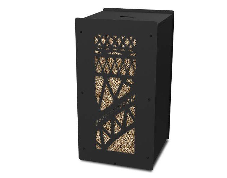 Coffre à granulés Granulebox Bridge – noir – 55 kg – modèle exclusif