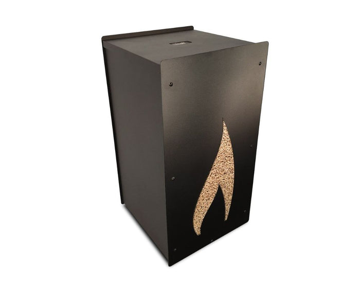 Coffre à granulés Granulebox Flamme – noir – 55 kg
