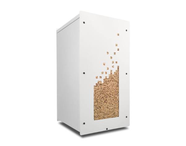 Coffre à granulés Granulebox Numérik – blanc – 55 kg
