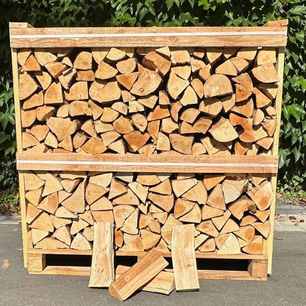 Hêtre séché en chambre 30 cm caisse d'un stère régional