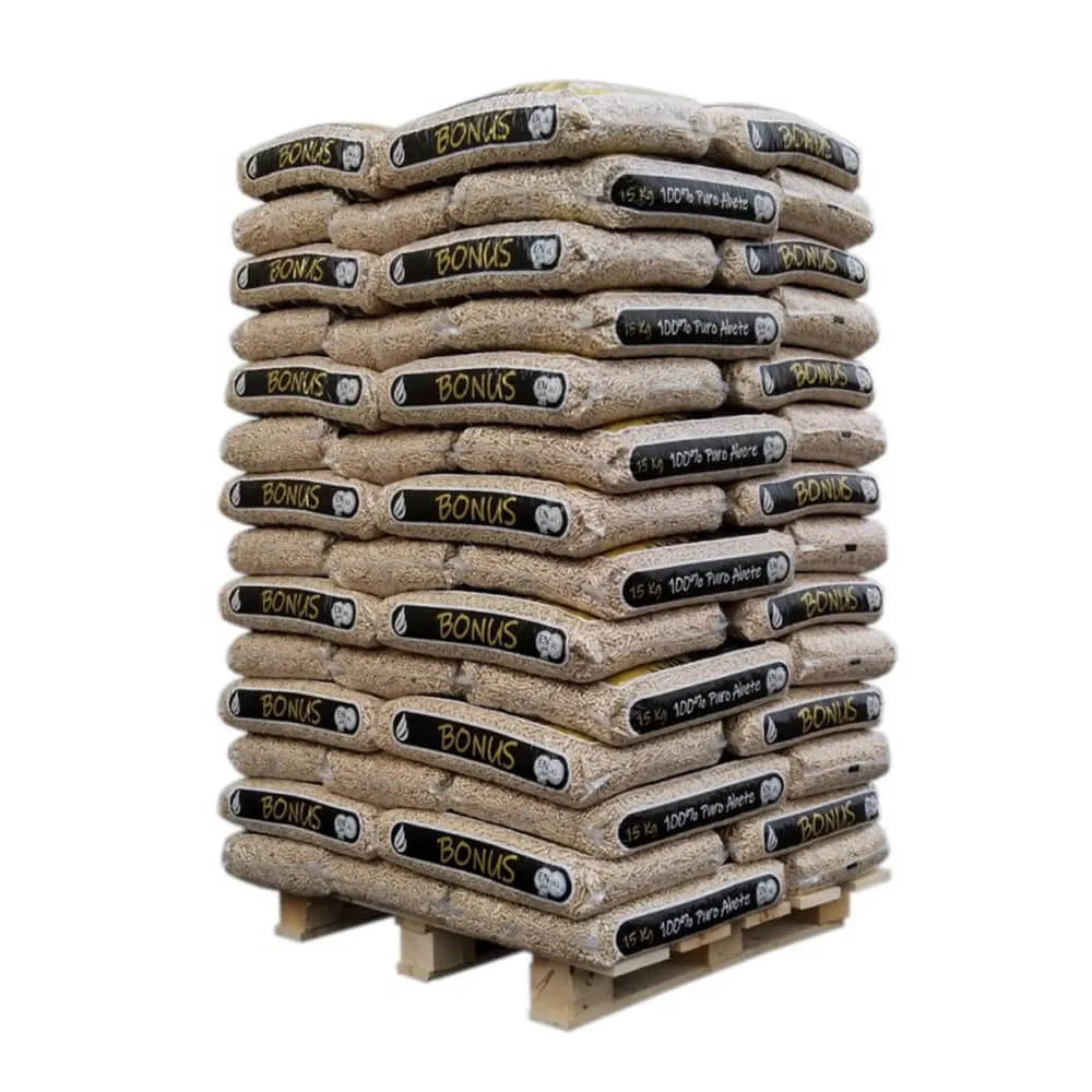 BONUS granulés de bois - palette de 66 sacs de 15 kg