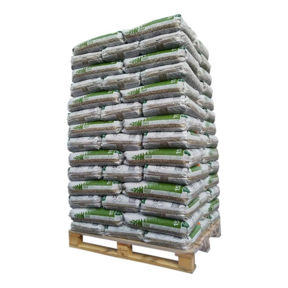 Green Forest granulés de bois - palette de 70 sacs de 15 kg