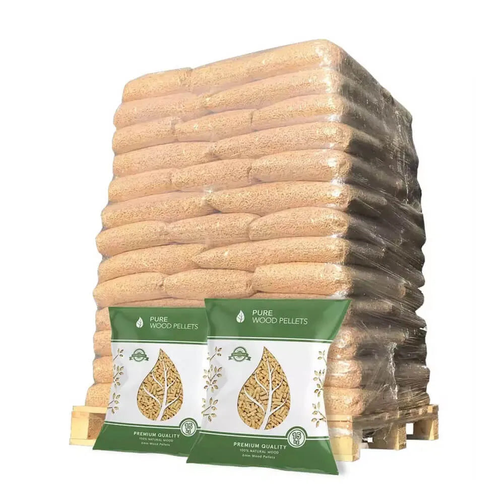 Hêtre granulés de bois - palette de 60 sacs de 15 kg