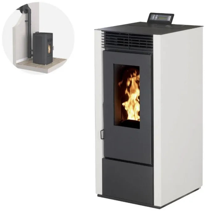 MARINA - 14 kW poêle à granulés étanche avec kit de ventilation