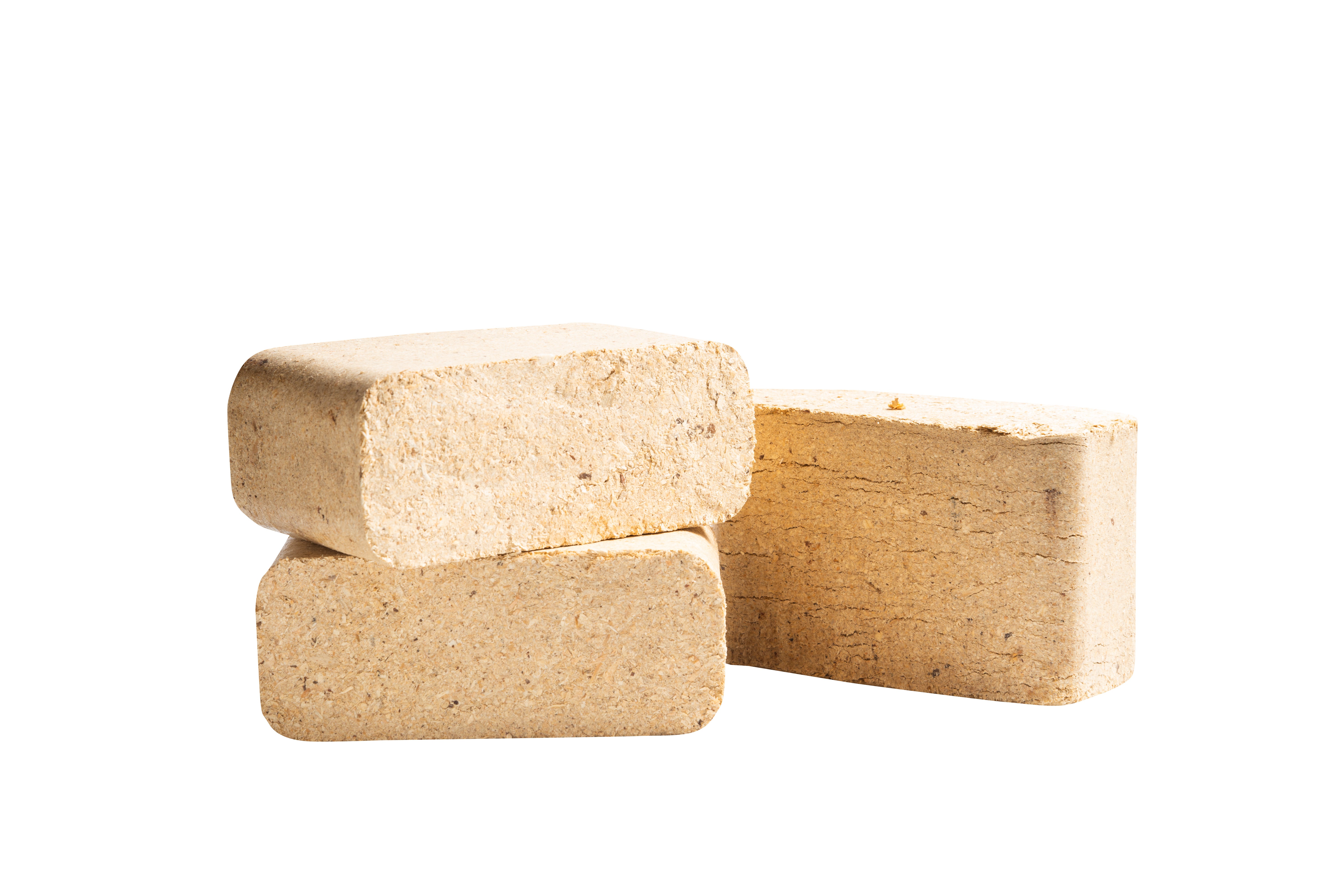 Lot de bûchettes de bois compressé premium