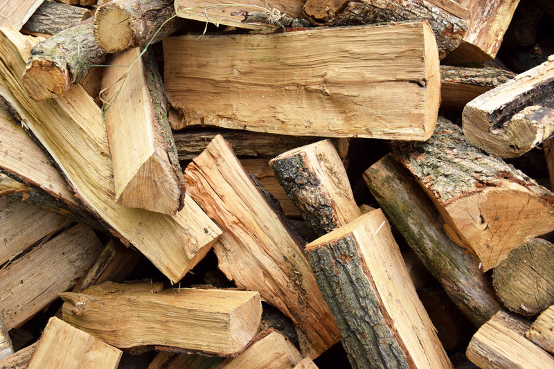Palettes de bois de chauffage