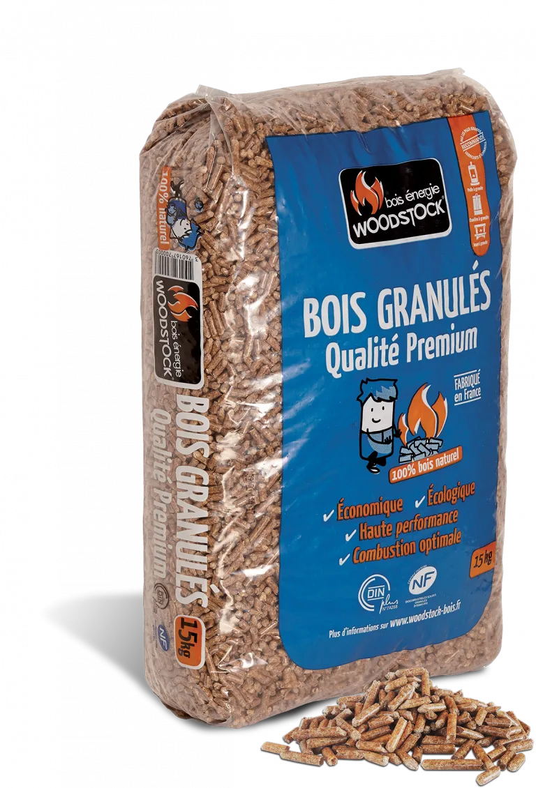 Granulés WOODSTOCK - palette de 78 sacs de 15 kg